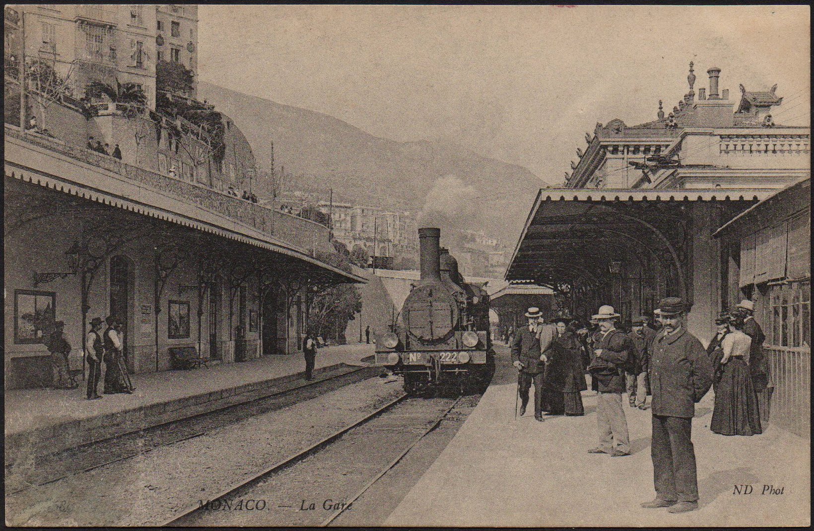 Railway Postcard Gare d'Abidjan Station Ivory Coast